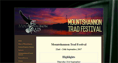 Desktop Screenshot of mountshannontradfestival.ie